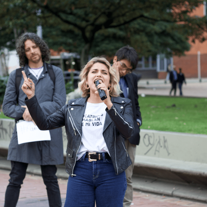 adriana lucia paroyfe Jesús a las calles: Paro y Fe en la movilización nacional