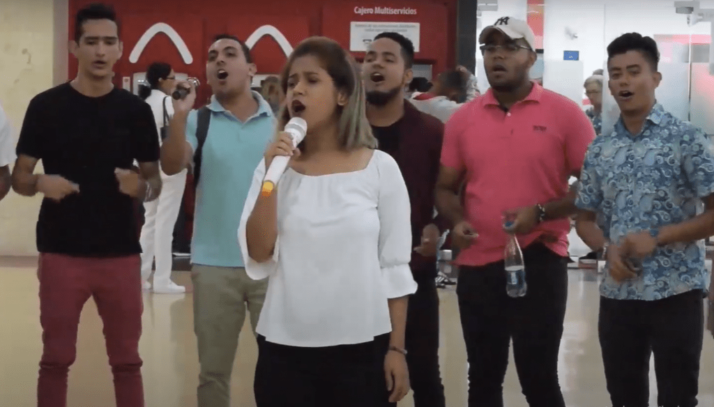 flasmob Flashmob por La Paz de DiPaz en Barranquillla