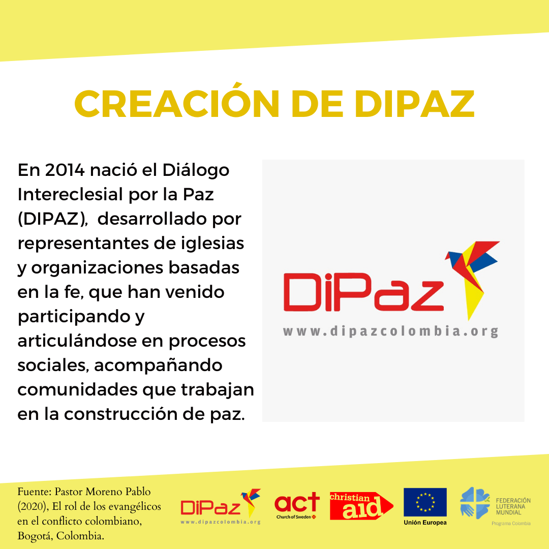CREACIÓN DE DIPAZ 1 Informe el Rol de los Evangélicos en el Conflicto colombiano