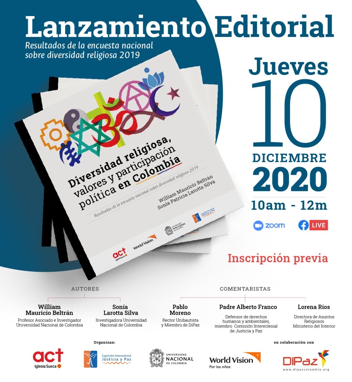 Estudio revela la situación de la diversidad religiosa en Colombia