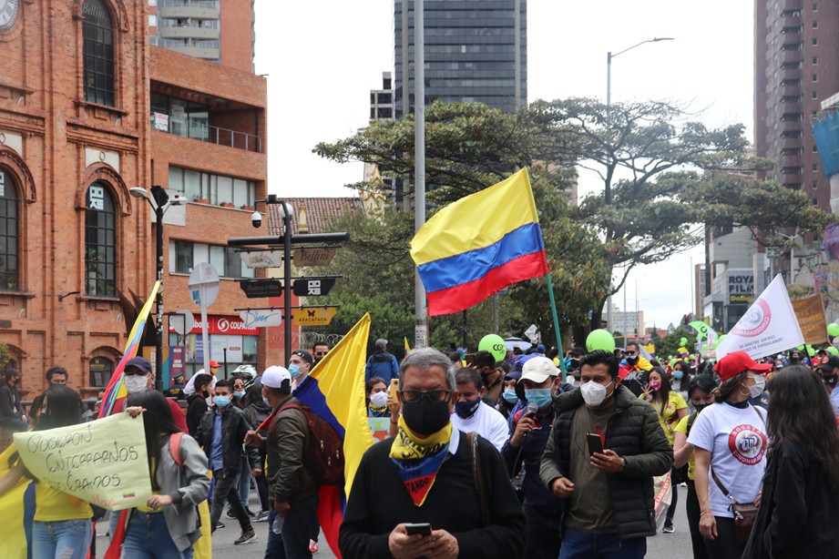 Marchas pacíficas enmarcadas en el Paro Nacional