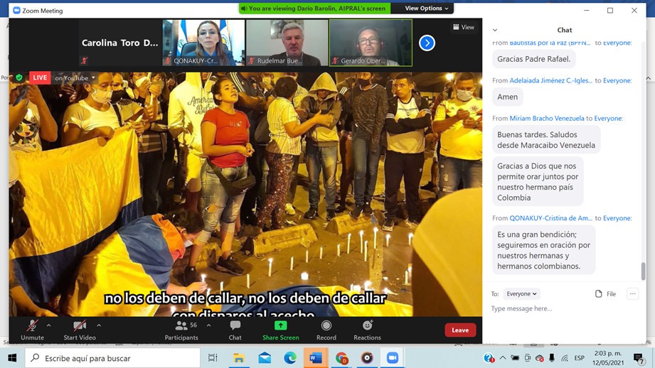 Bogota vigilia internacional2 Vigilia Internacional de Oración y Solidaridad por Colombia