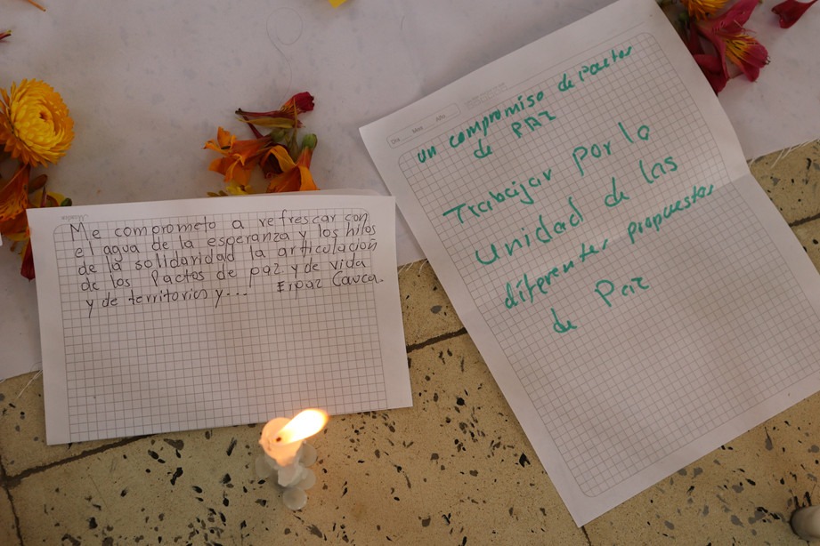 Cali pacto vida paz mensajes Presentación de los pactos por la vida y la paz del departamento del Cauca. DiPaz, siempre presente