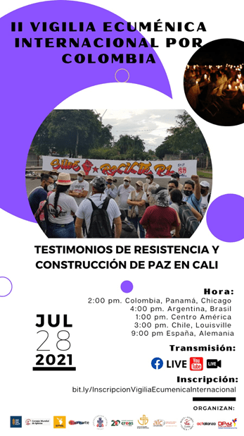 image II Vigilia Ecuménica Internacional por Colombia