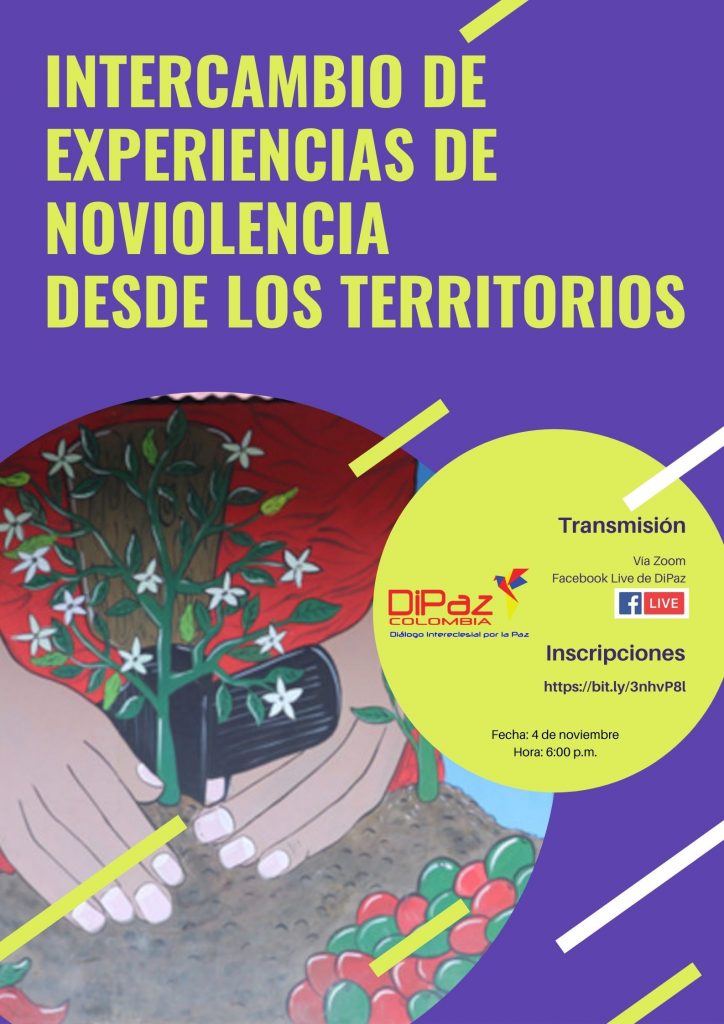 Intercambio de experiencias de noviolencia desde los territorios Intercambio de experiencias de noviolencia desde los territorios Intercambio de experiencias de noviolencia desde los territorios