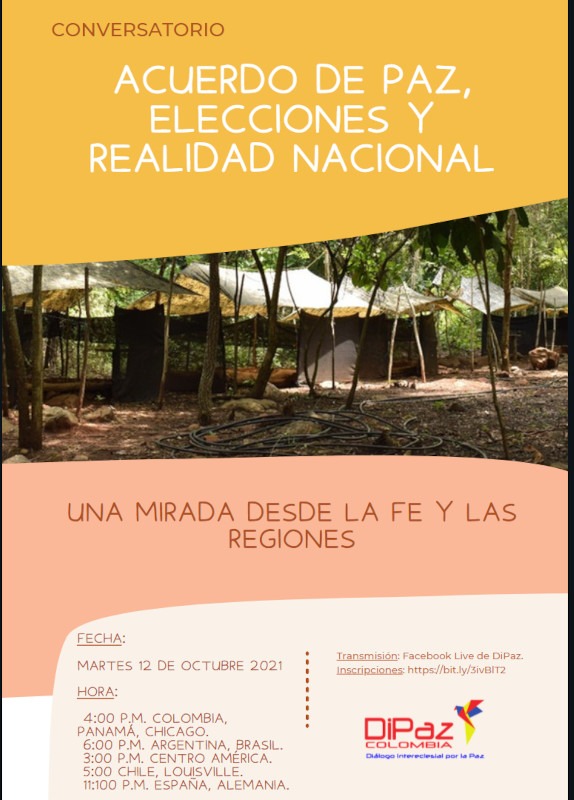 bogota conversatorio DIPAZ Conversatorio: Acuerdo de paz, elecciones y realidad nacional. Una mirada desde la fe y las regiones