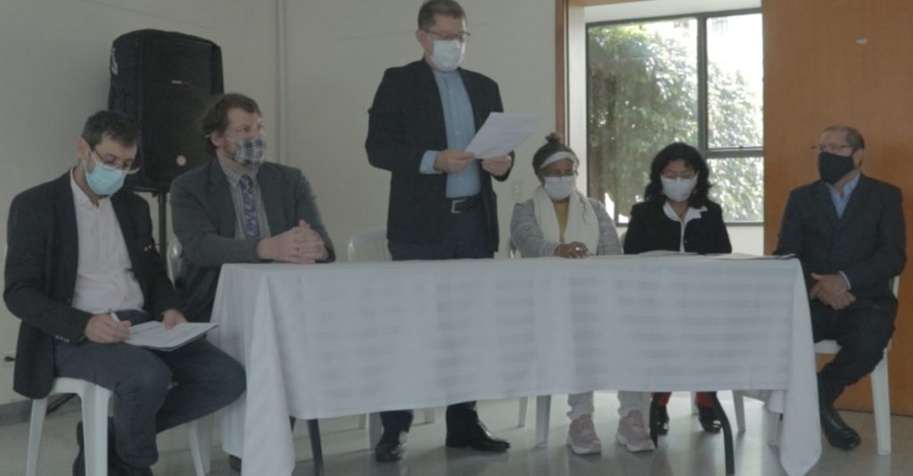 Bogota rueda prensa Toda acción de paz la vemos como un signo de esperanza para la sociedad en su conjunto