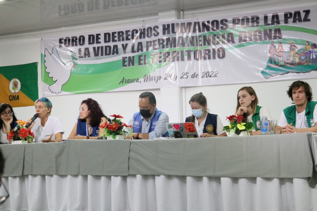 Arauca caravana Termina Caravana Humanitaria a Arauca por la vida, la paz y la permanencia en el territorio. DiPaz hizo presencia