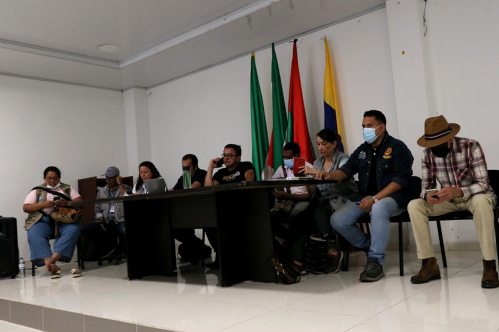 Arauca caravana2 Termina Caravana Humanitaria a Arauca por la vida, la paz y la permanencia en el territorio. DiPaz hizo presencia