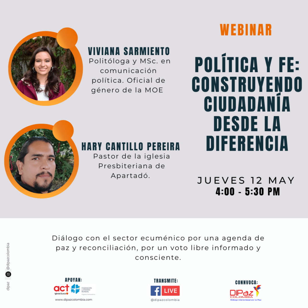 2 1 Webinar: política y fe. Construyendo ciudadanía desde la diferencia