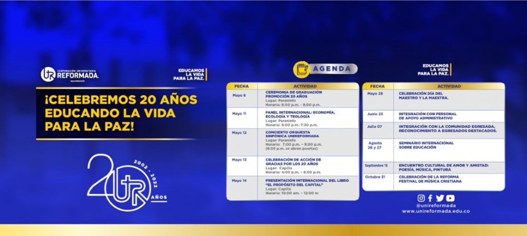 Barranquilla 20 CUR La Unireformada cumple 20 años educando la vida para la paz