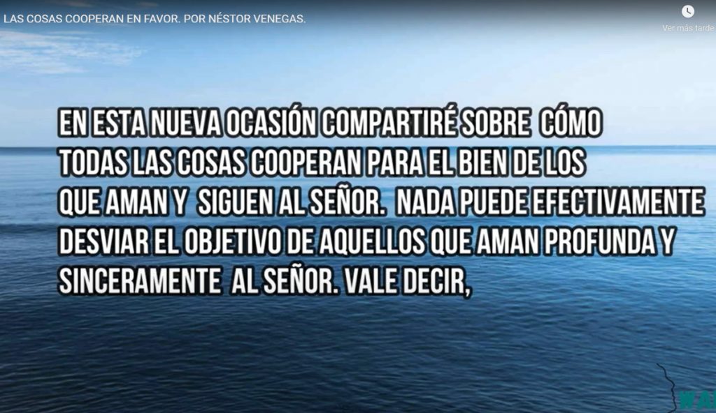 Cali ESAN Las cosas cooperan en favor